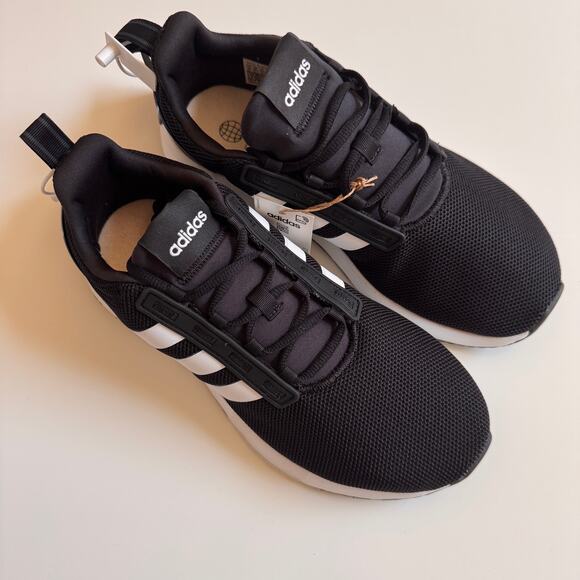 Adidas Racer TR21 Wide Mens Running Shoes Black White Size 9 GW7962 NIB NEW main image 6